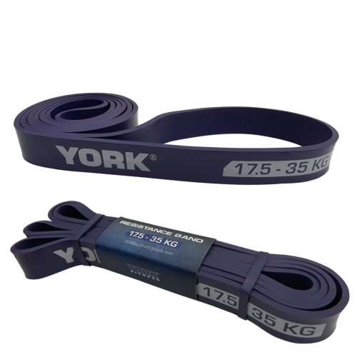 Резинка для фитнеса  York 17,5-35 кг фиолетовый #Y-80503 - фото №2
